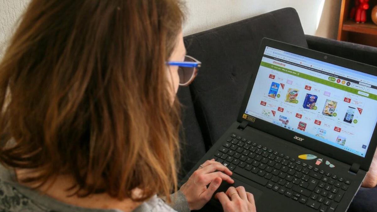 Online shopping has steadily grown in recent years, but 2020 saw a significant increase due to the Covid-19 pandemic.  Photo: AFP