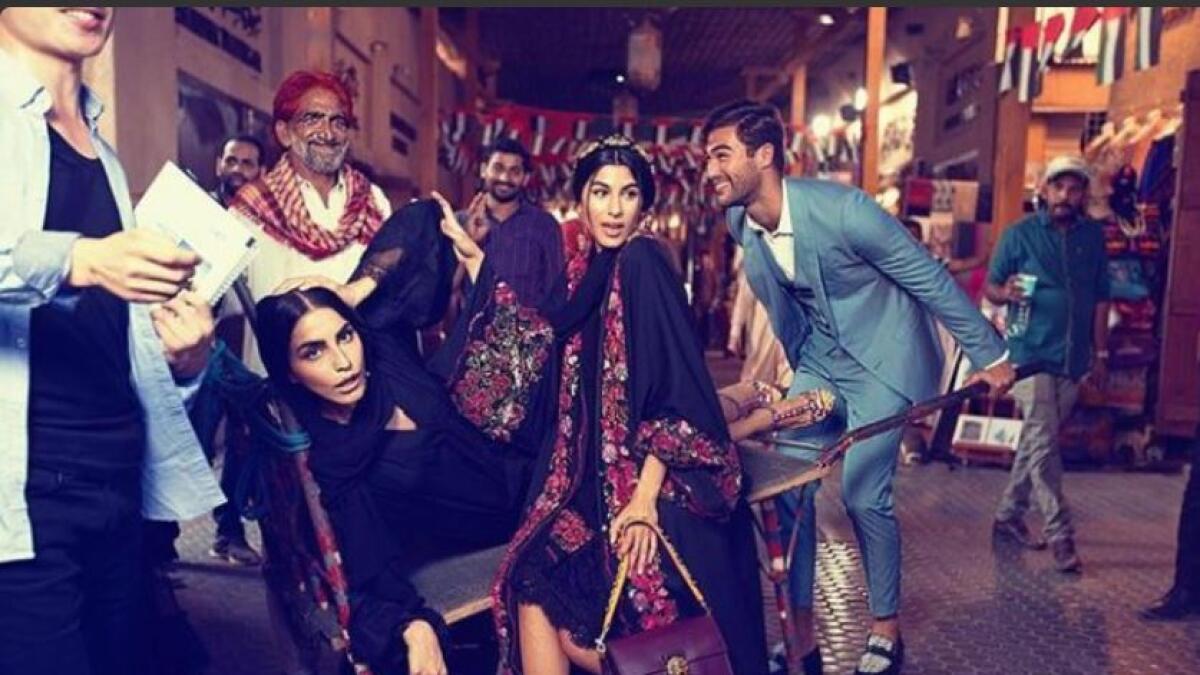 Photos: Dolce and Gabbana abaya fashion shoot in Dubai