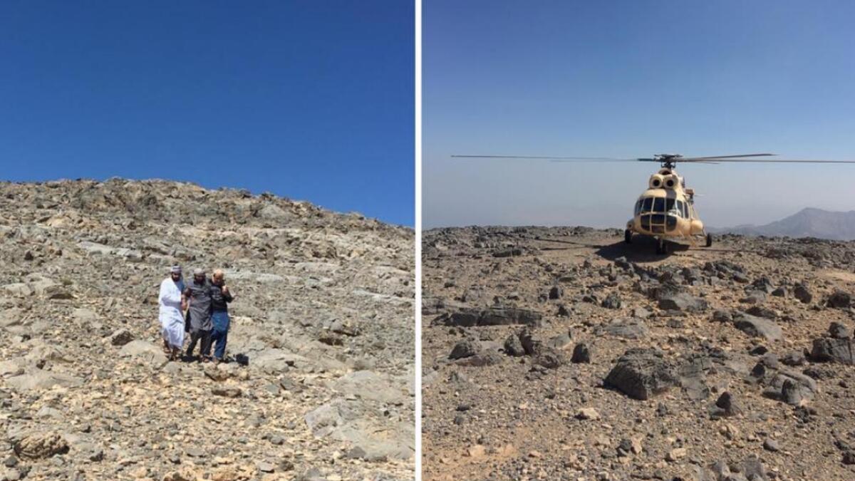 Man suffers health complication, airlifted from UAE mountain