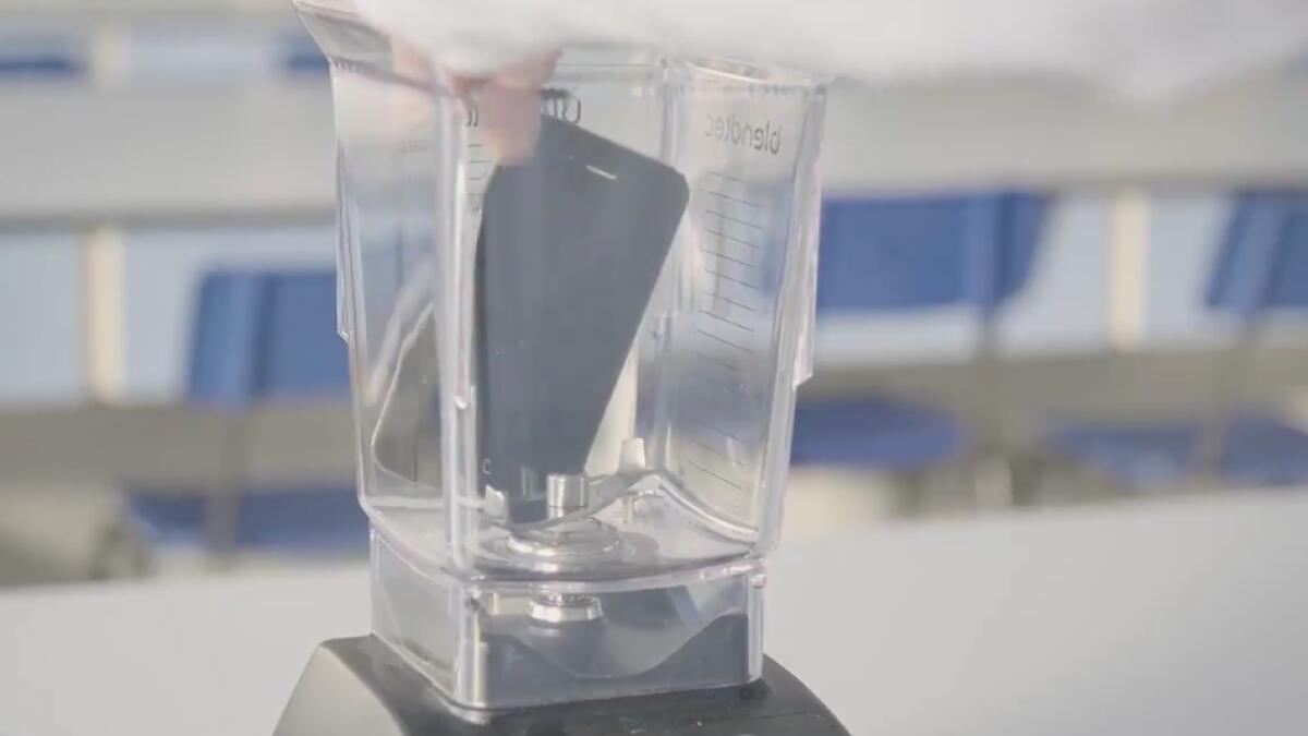 Video: Heres what happened when scientists put a phone in a blender