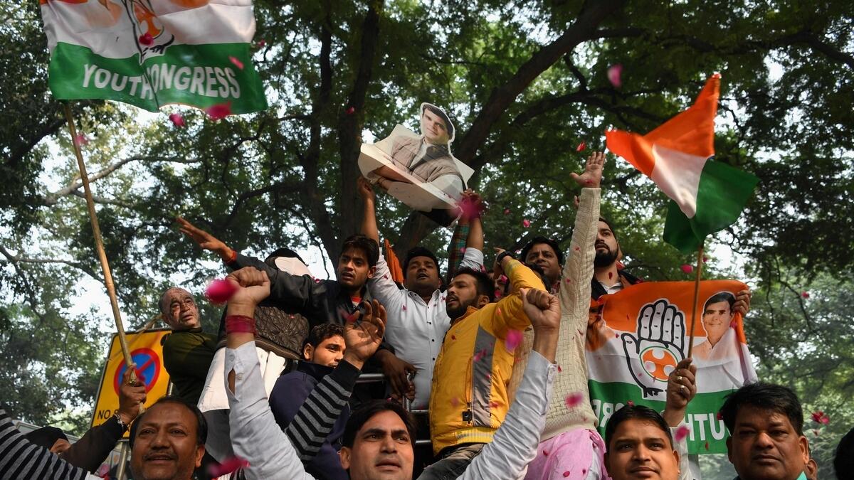 India assembly polls: Congress leads in BJP-ruled states