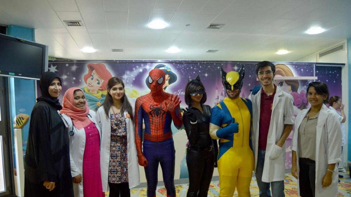 When Spiderman visited a Dubai hospital