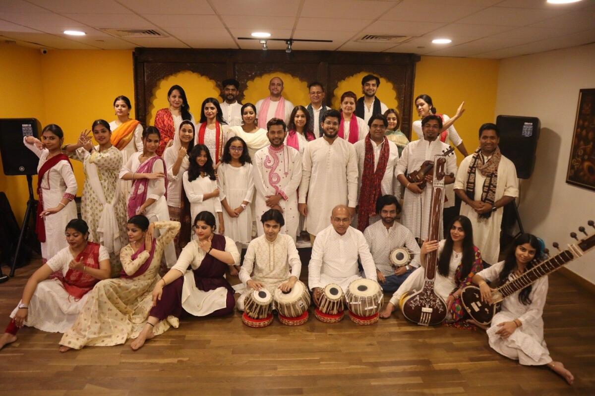 Artists from the Malhaar Centre for Performing Arts. Photo: Suppllied