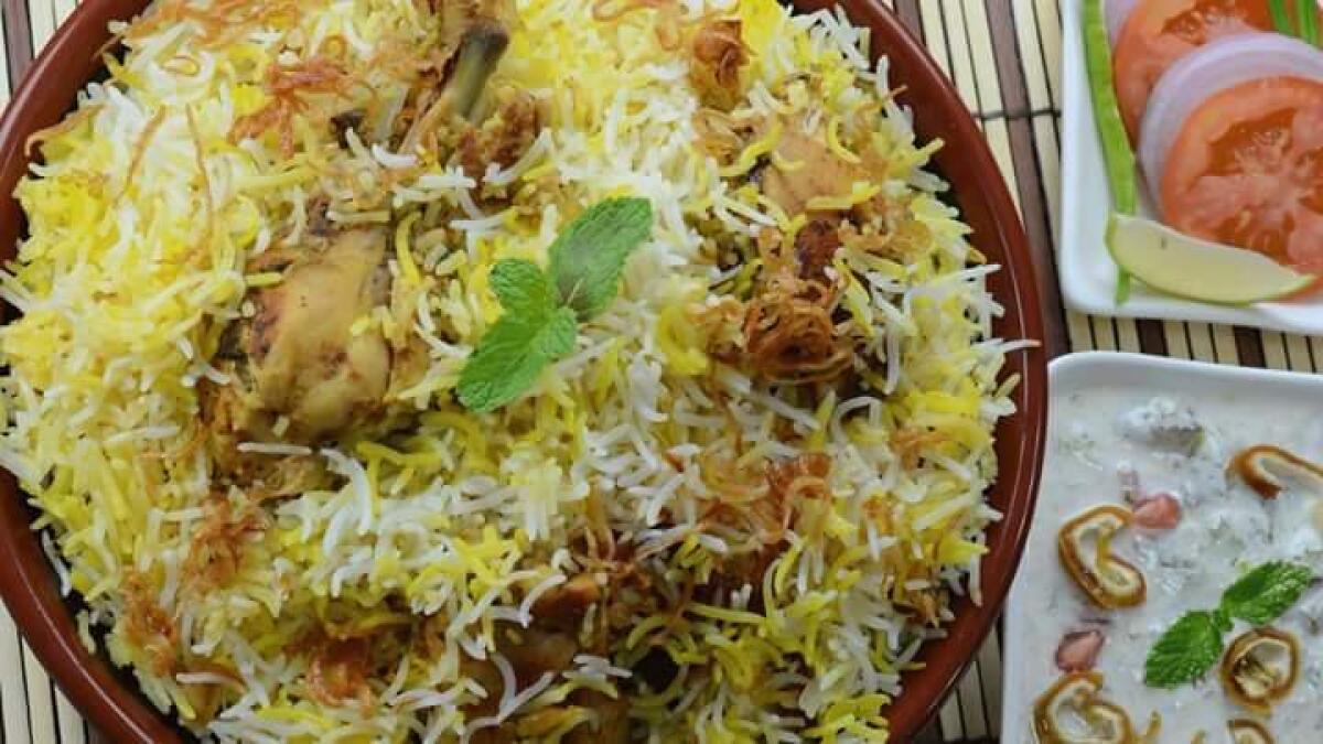 Chicken biryani with cola for Dh9 on UAE National Day