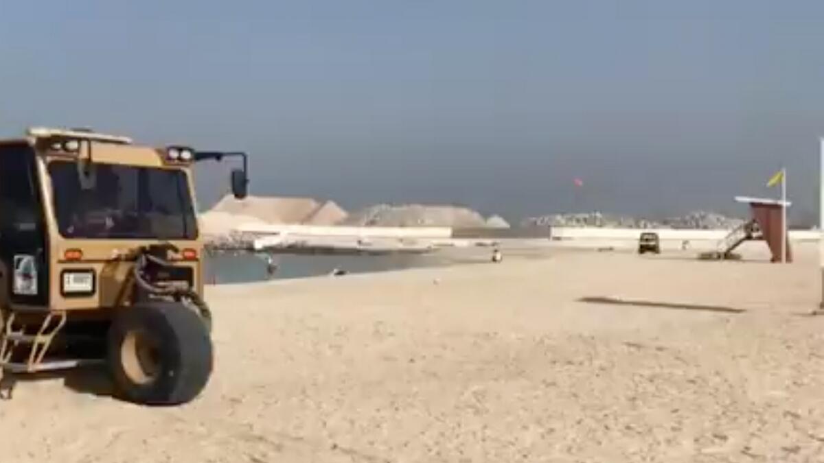 Video: Have you spotted this unique vehicle near Burj Al Arab?