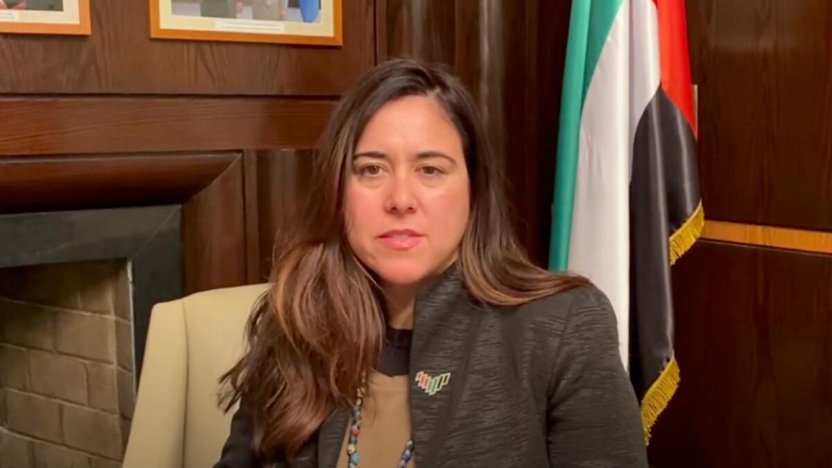 Lana Zaki Nusseibeh, UAE's Permanent Representative to the UN. Photo: YouTube