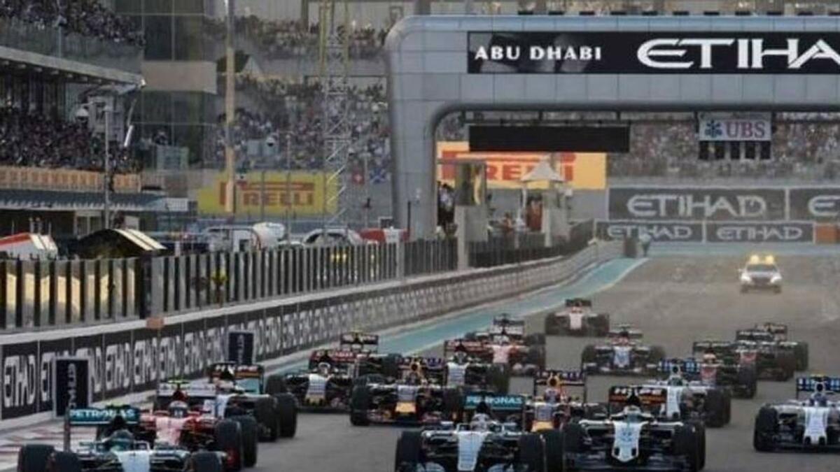 The Abu Dhabi F1 Grand Prix will be held on December 13. (File)
