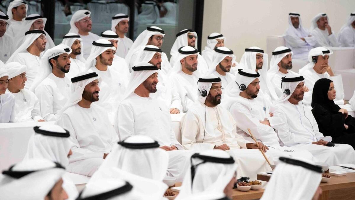 Mohamed bin Zayed Majlis. Photo: WAM