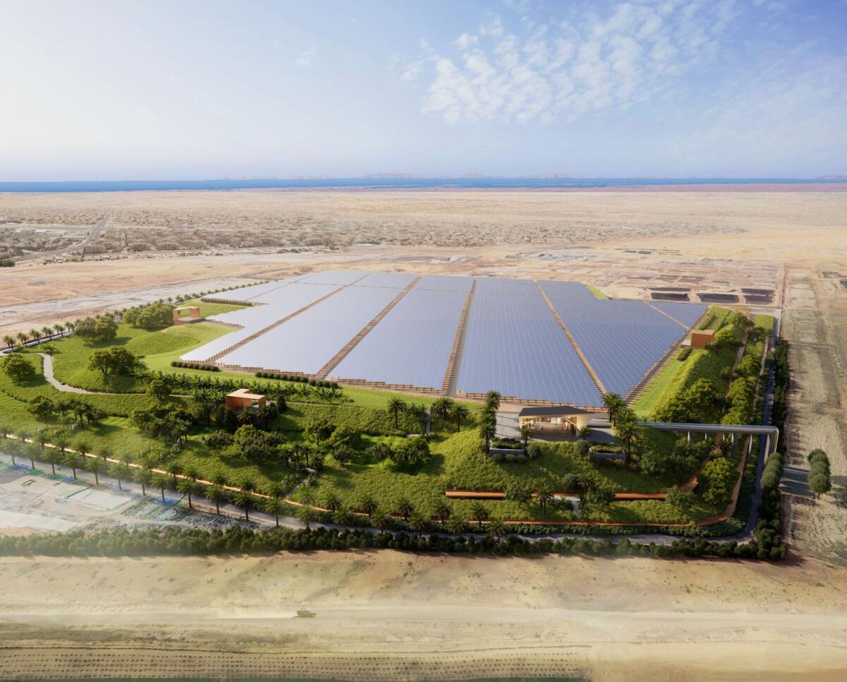 Landfill-to-solar project in Sharjah. Photo: Supplied