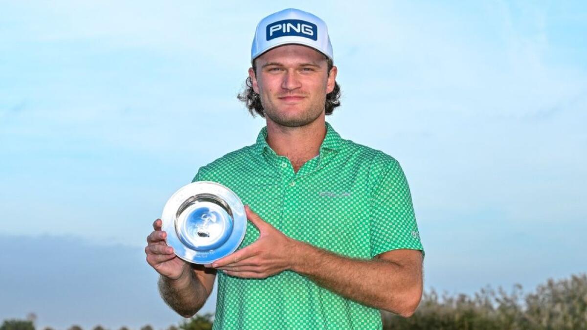 Freddy Schott (Ger) the top ranked player of 33 in the recent DP World Tour Qualifying School in Spain.- Supplied photo