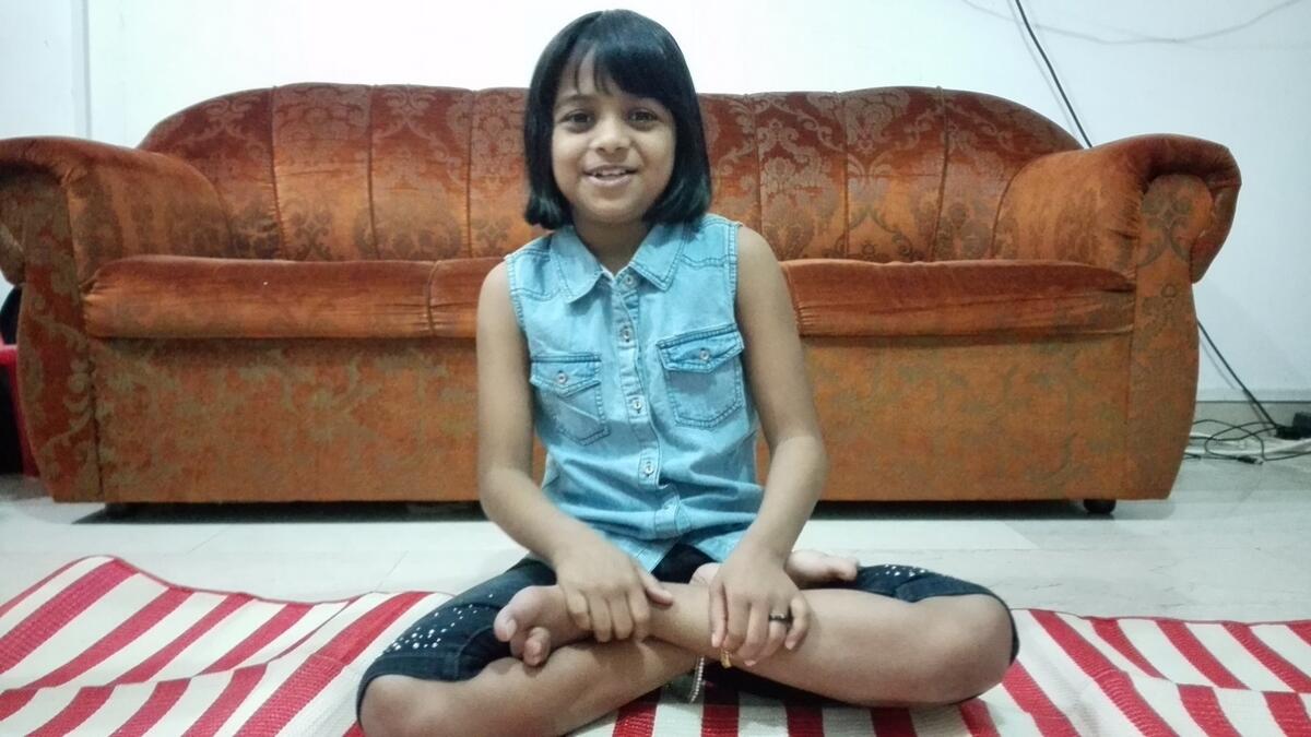  8-year-old Abu Dhabi girl can bend it all