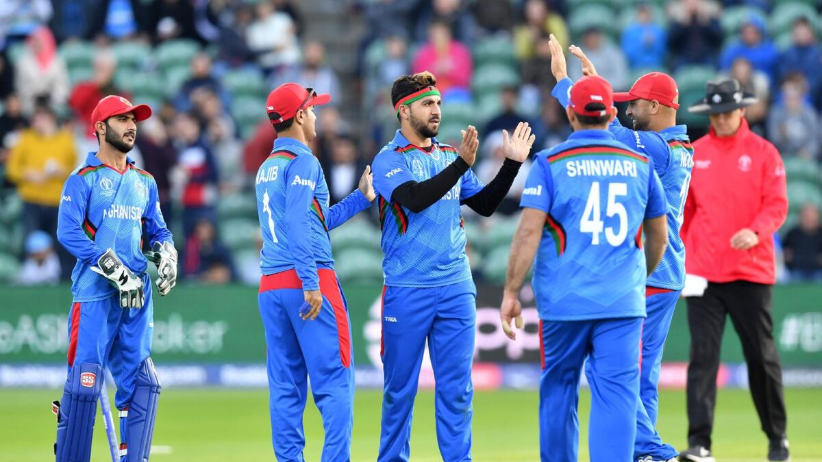 Afghanistan’s beloved national cricket team are finding it difficult to focus on sport. — AFP
