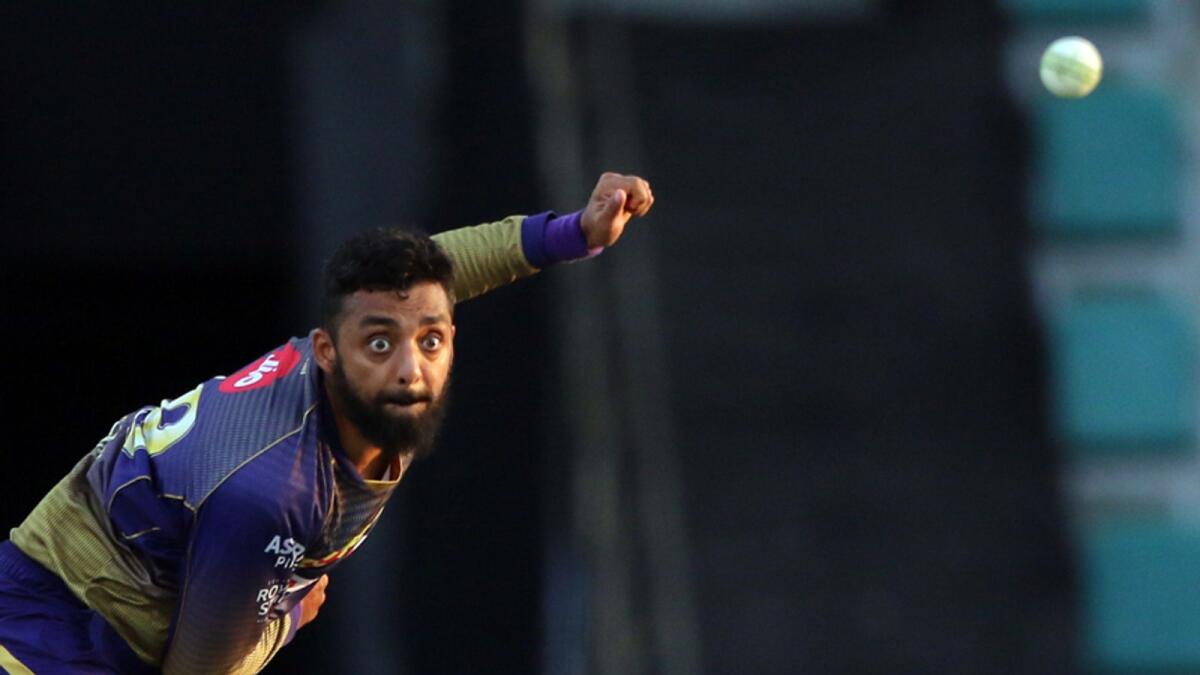 KKR's Varun Chakravarthy claimed five wickets for runs against Delhi Capitals. — IPL
