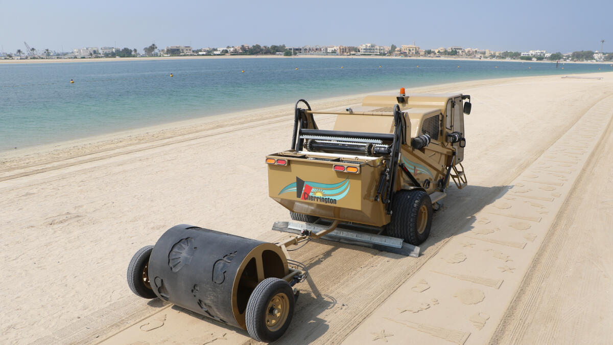 Cleaning tech to make beaches works of art
