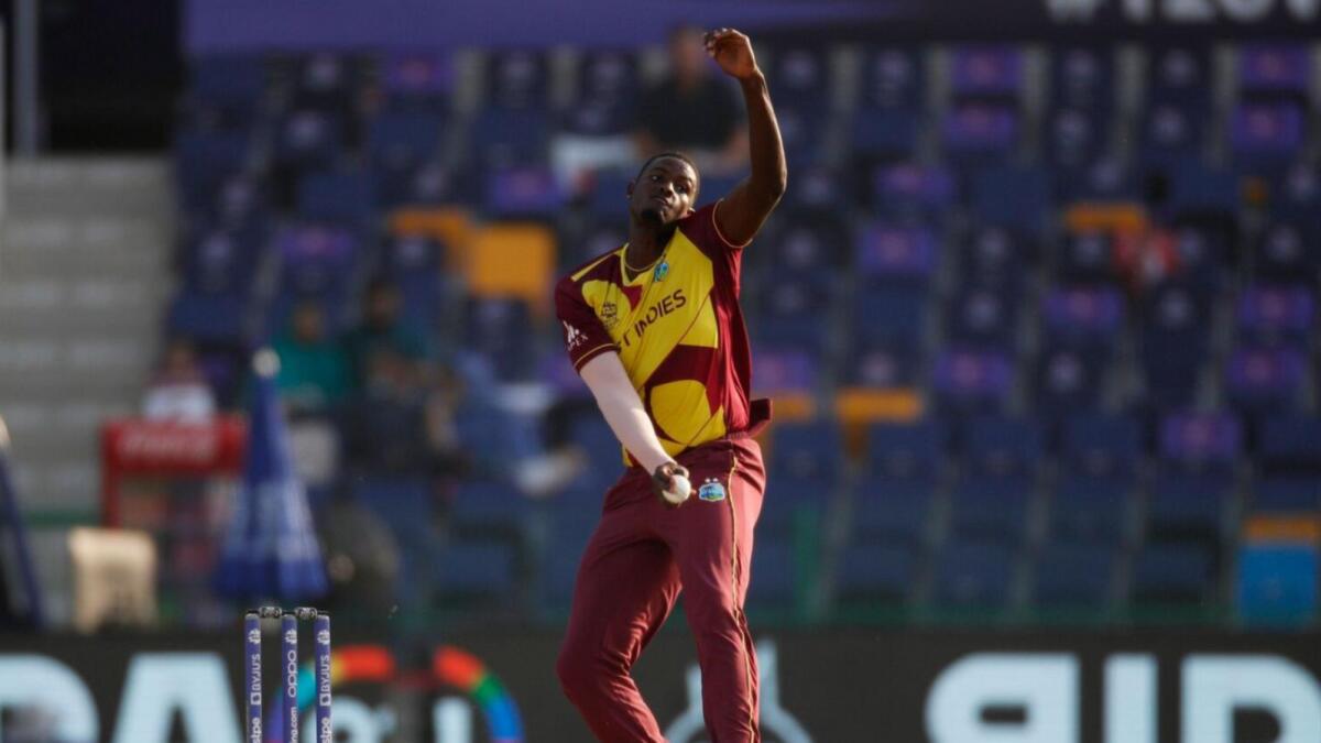 West Indies' Jason Holder. — Reuters