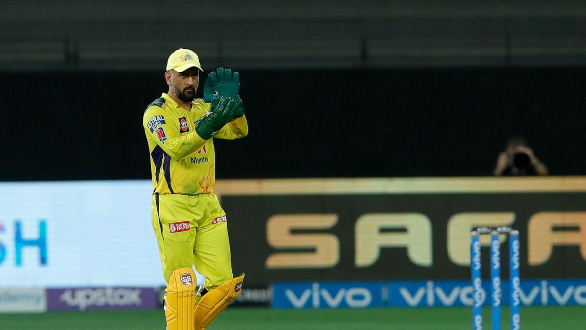 Skipper MS Dhoni will hope to fix the batting problems faced by CSK in their last two games. — BCCI