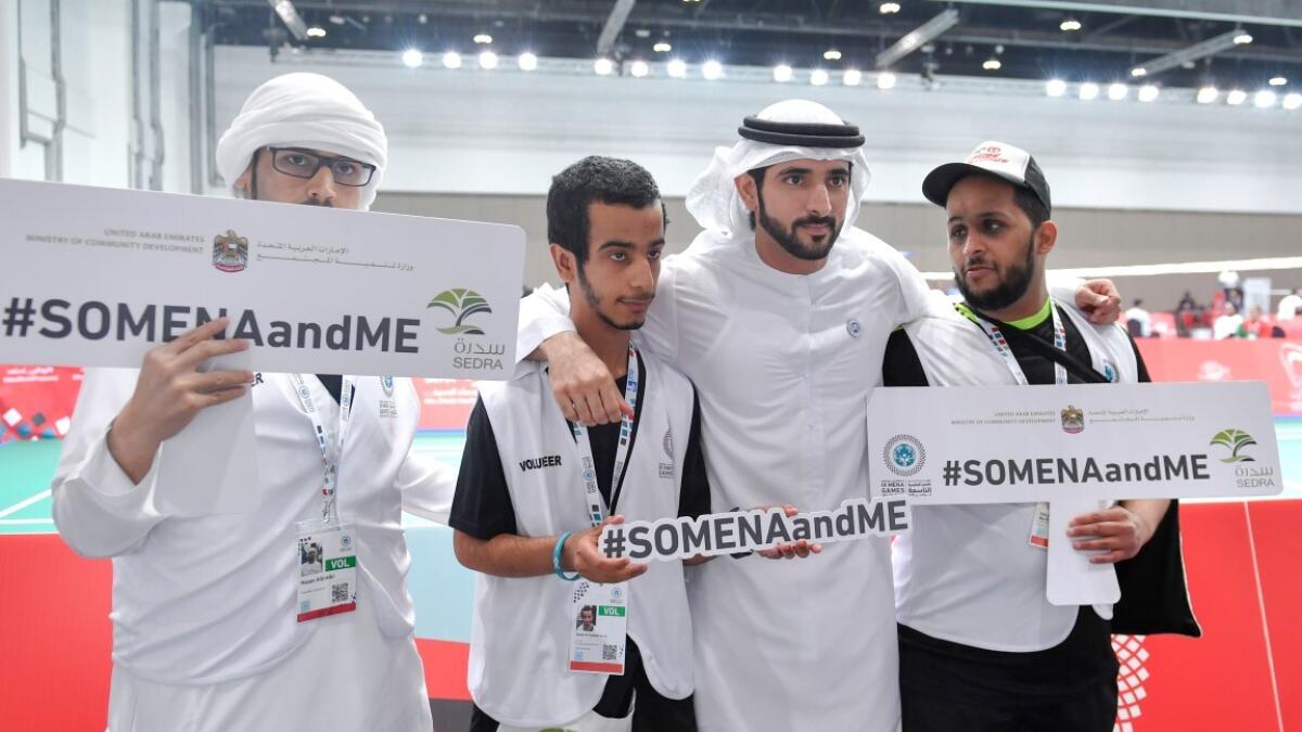 Video: Dubais Sheikh Hamdan attends Special Olympics IX Mena Games in Abu Dhabi