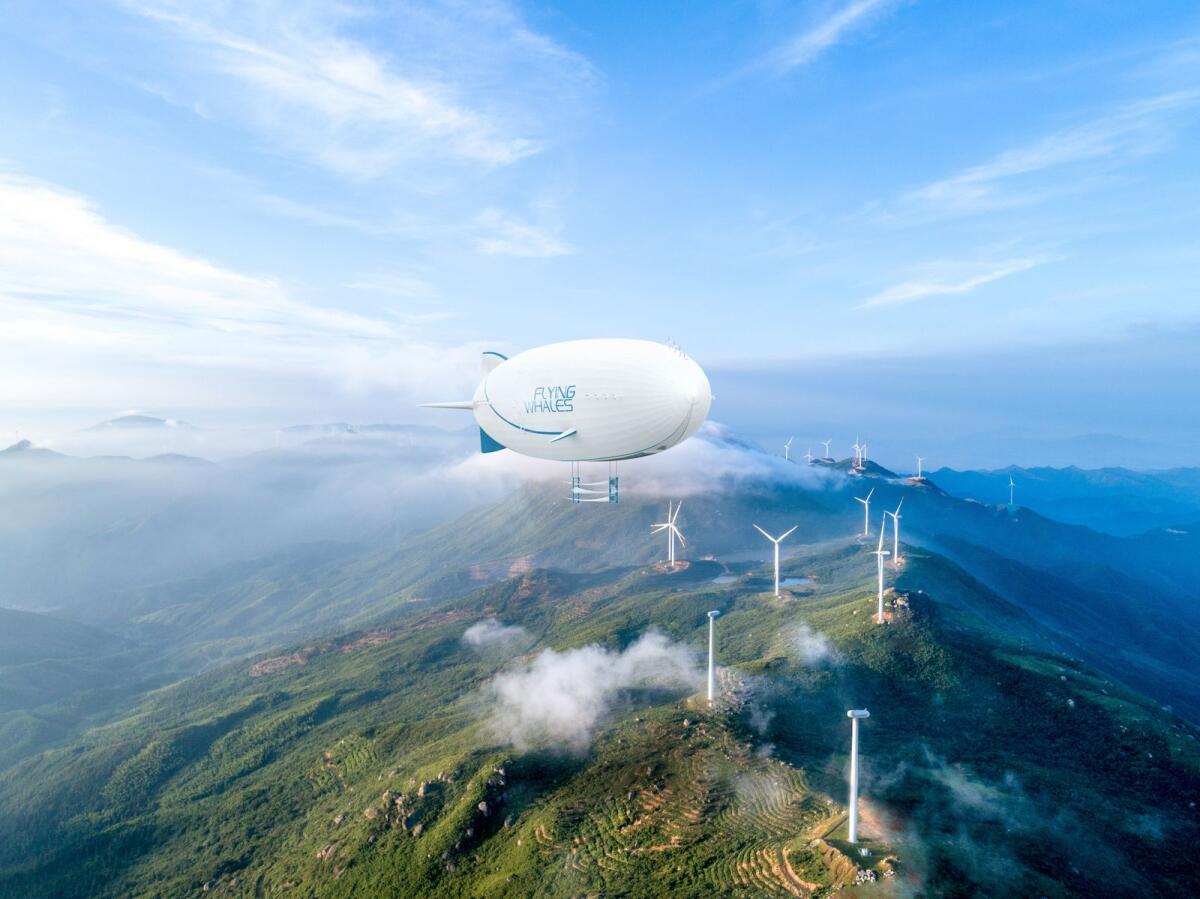 The airship, named LCA60T, will be operated by Flying Whales Services.  Photo: supplied