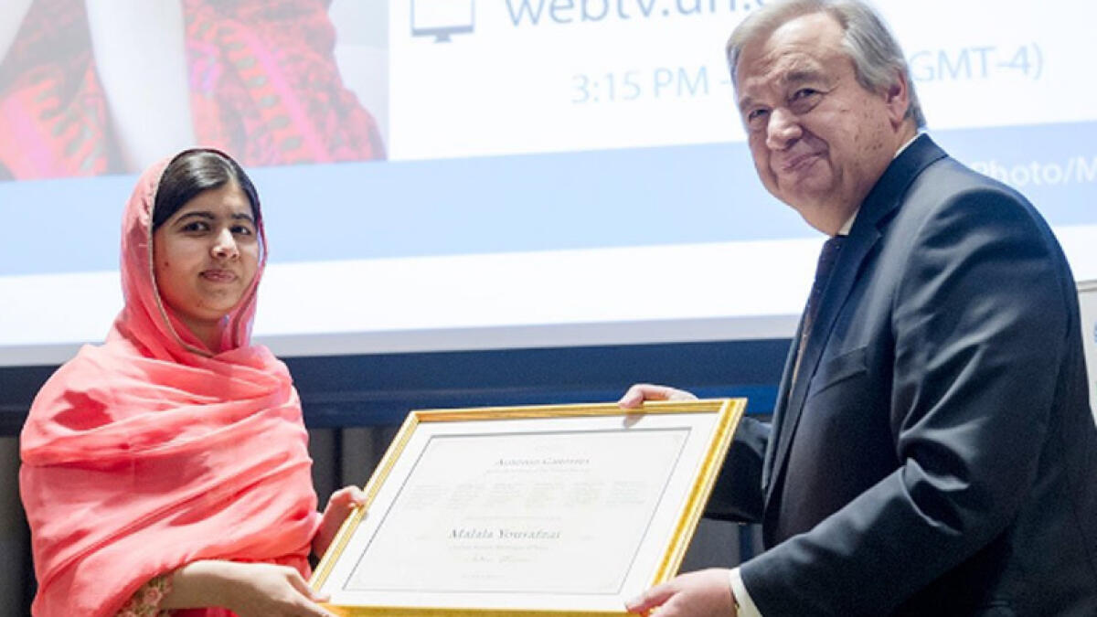 Malala Yousafzai made UN Messenger of Peace