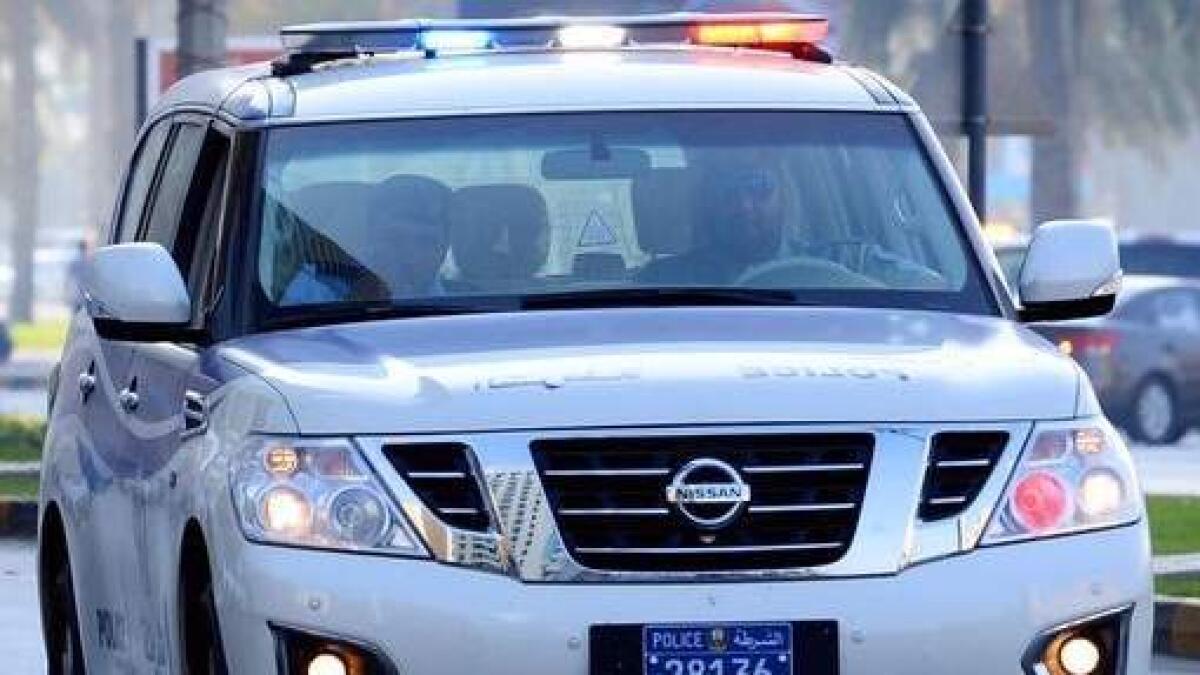 Man attacks UAE police officers, damages patrol car  
