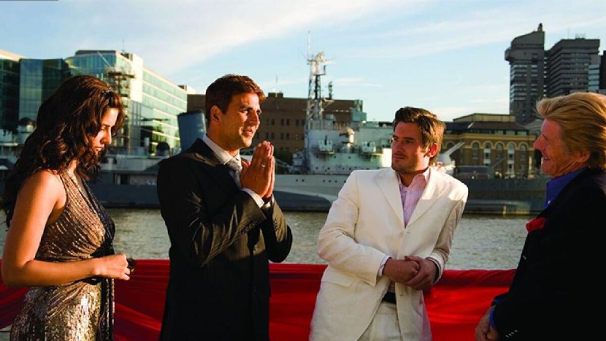 A scene from the movie Namastey London