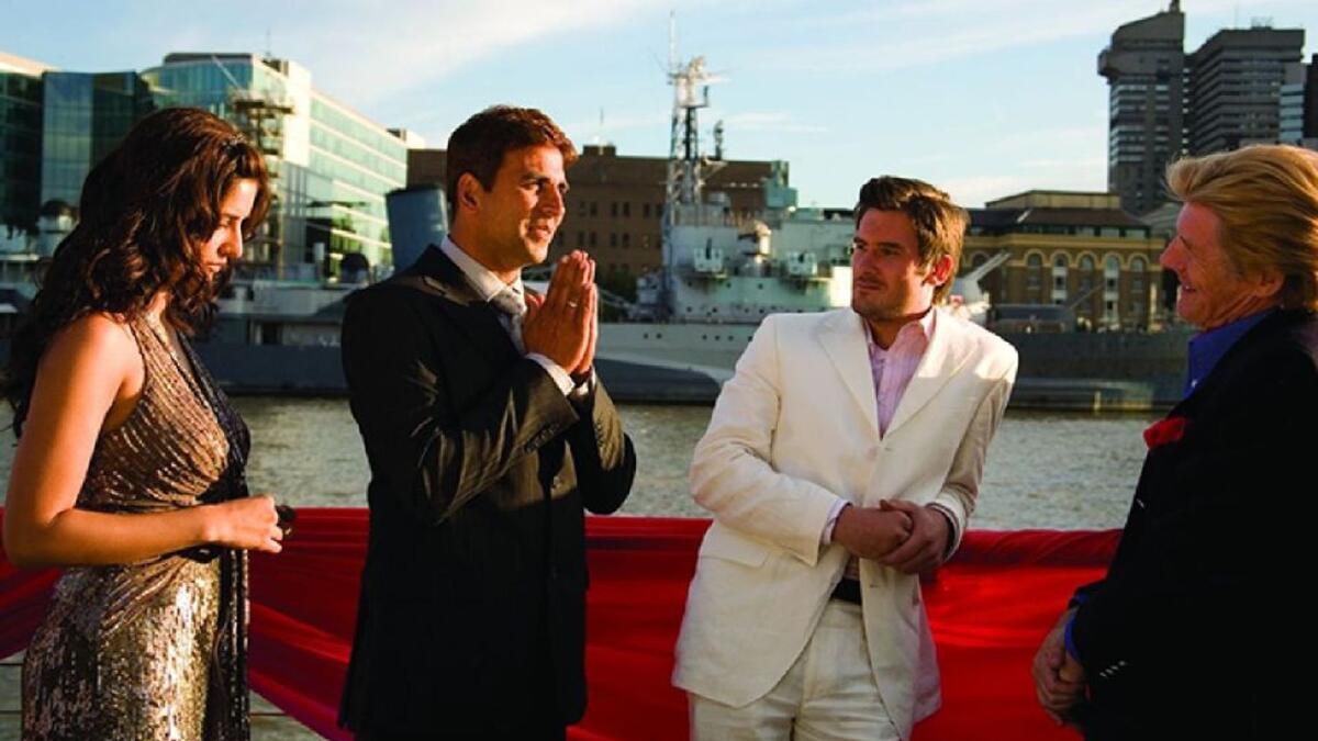 A scene from the movie Namastey London