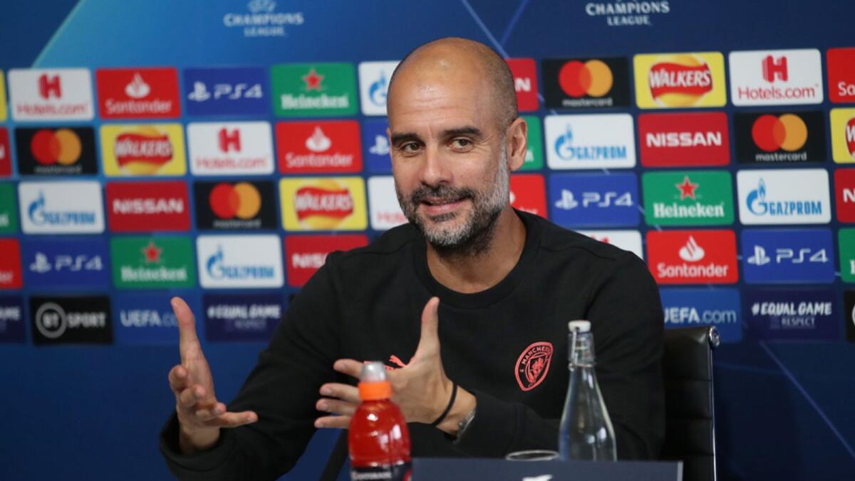 Pep Guardiola is responsible for two of the three highest point tallies in Premier League history among six major trophies in his first four seasons in charge with Man City. — AFP file