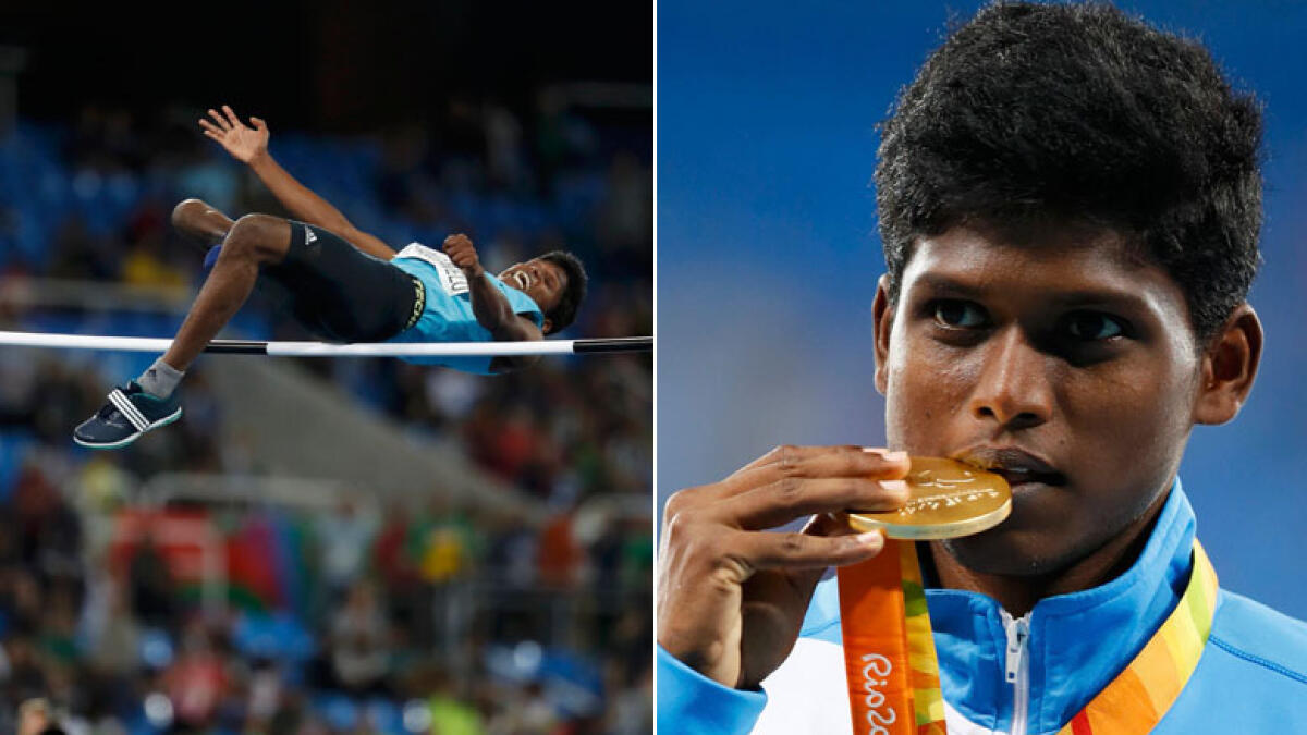 Thangavelu wins Indias first ever Paralympics gold in Rio