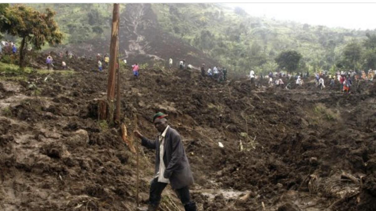 34 die in Uganda mudslides triggered by heavy rains