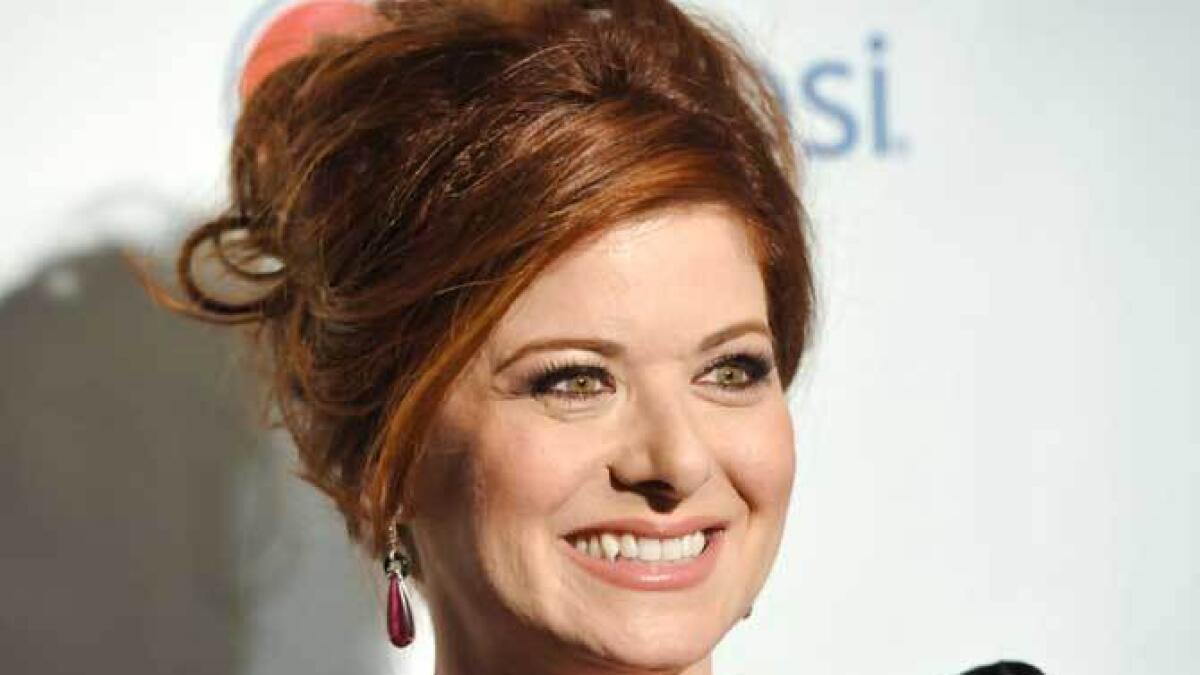 Debra Messing makes pitch for arts
