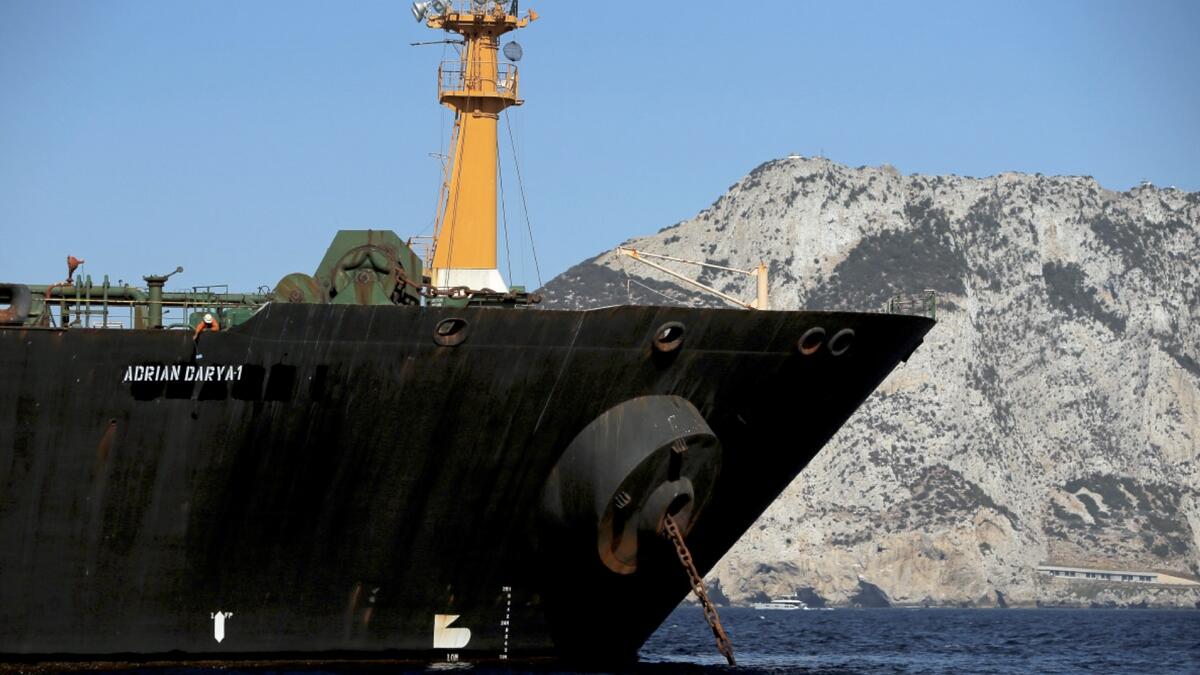 Gibraltar, tanker, Iran, British, Washington, US