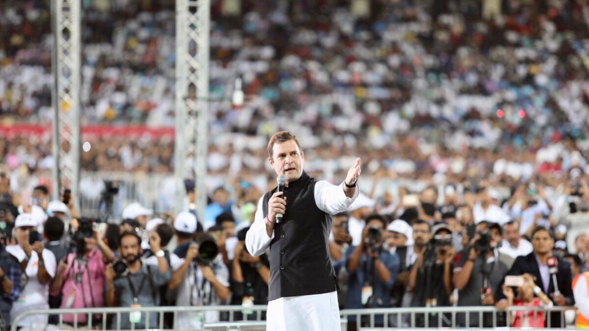 As it happened: Rahul Gandhi addresses Indian expats in Dubai