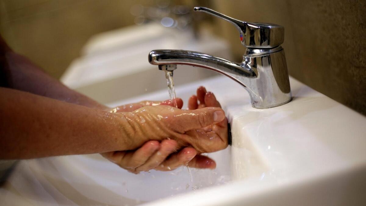 Wash hands with soap and water for 20-30 seconds