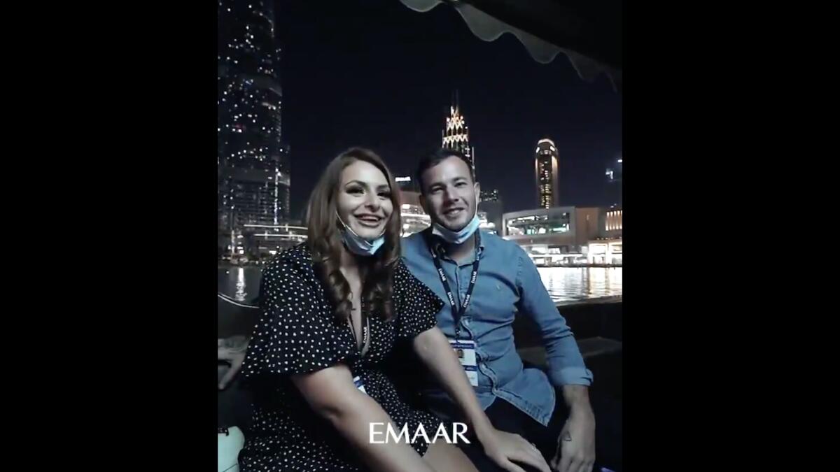 (Screengrabs from video posted on Burj Khalifa's social media accounts)