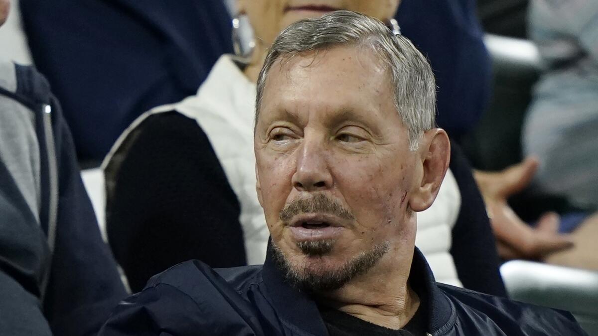 Larry Ellison, chairman of Oracle Corporation and chief technology officer. — AP file