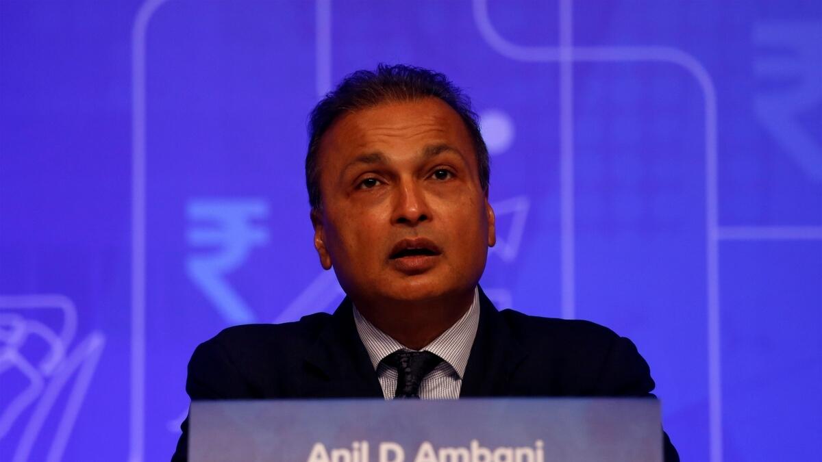 Anil Ambani, chairman of the Reliance Anil Dhirubhai Ambani Group, addresses shareholders during the companys annual general meeting in Mumbai, India.- Reuters