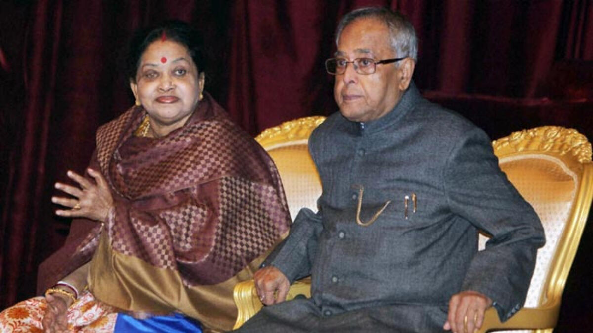 Indian Presidents wife Suvra Mukherjee is dead