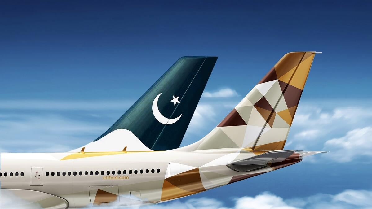 Etihad Airways, Pakistan International Airlines, PIA, codeshare agreement, Lahore, Karachi, Islamabad