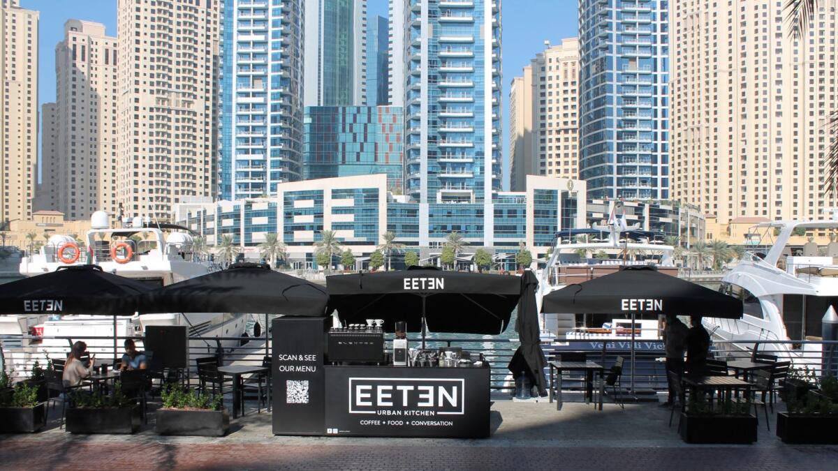 Terrace dining.  By: EetenDubai’s discerning diners have spoken: al fresco dining is what you want this time of year. Bearing this in mind, EETEN Urban Kitchen, has announced the extension of their beautiful outdoor terrace. The all-day eatery in Dubai Marina Mall, serves all-day breakfast, a fabulous business lunch deal and a new vegan-inspired menu. On: From 10am