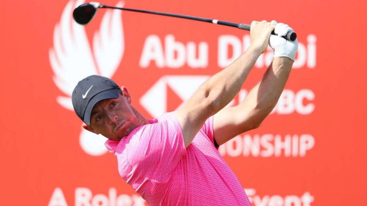 Rory McIlroy is playing the first two rounds with the defending champion Tyrrell Hatton and the 2020 champion Lee Westwood. — Twitter