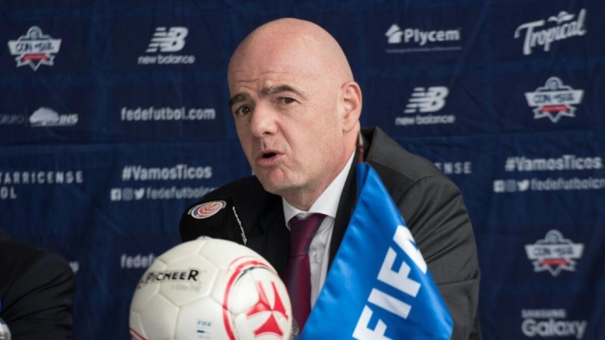 FIFA president Gianni Infantino is open to debates about reworking football's finances. - AFP file