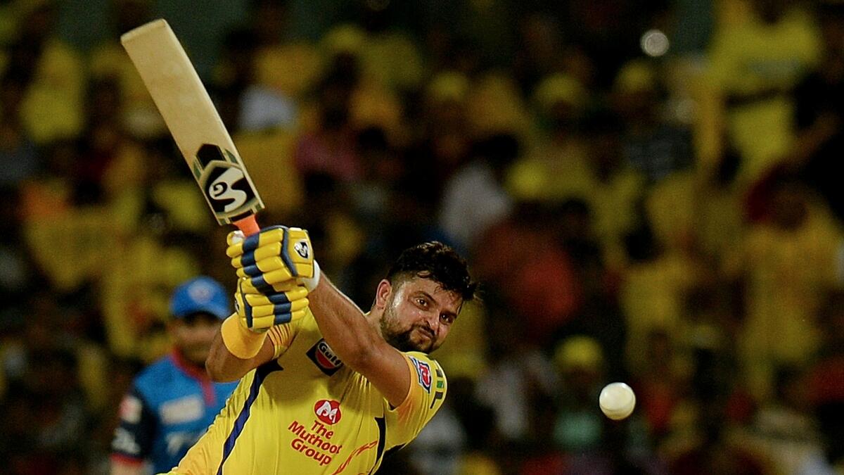 With 5368 runs from 193 matches, Raina is second only to the incomparable Virat Kohli on the list of the all-time run-getters in the IPL. (AFP)