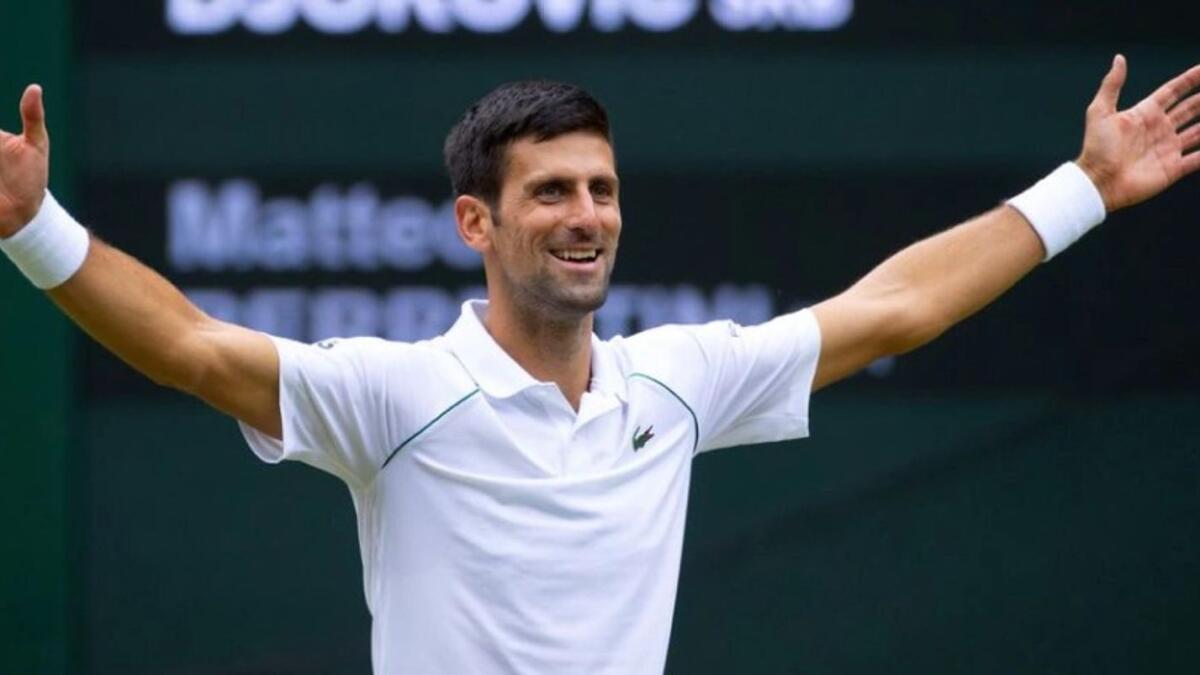 Novak Djokovic added the Wimbledon title to his Australian Open and Roland Garros triumphs in 2021. (Reuters)