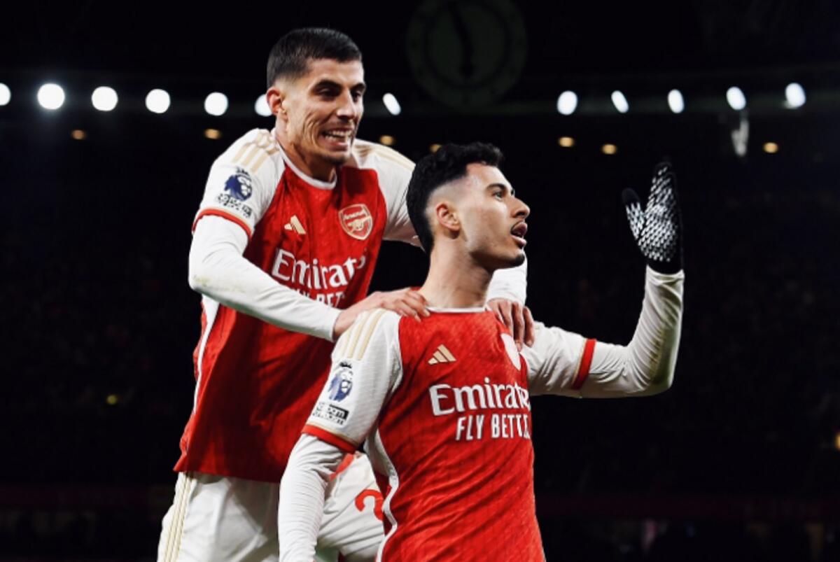 Havertz scored in his fourth consecutive Premier League game to put Arsenal a point clear of Liverpool. - Instagram
