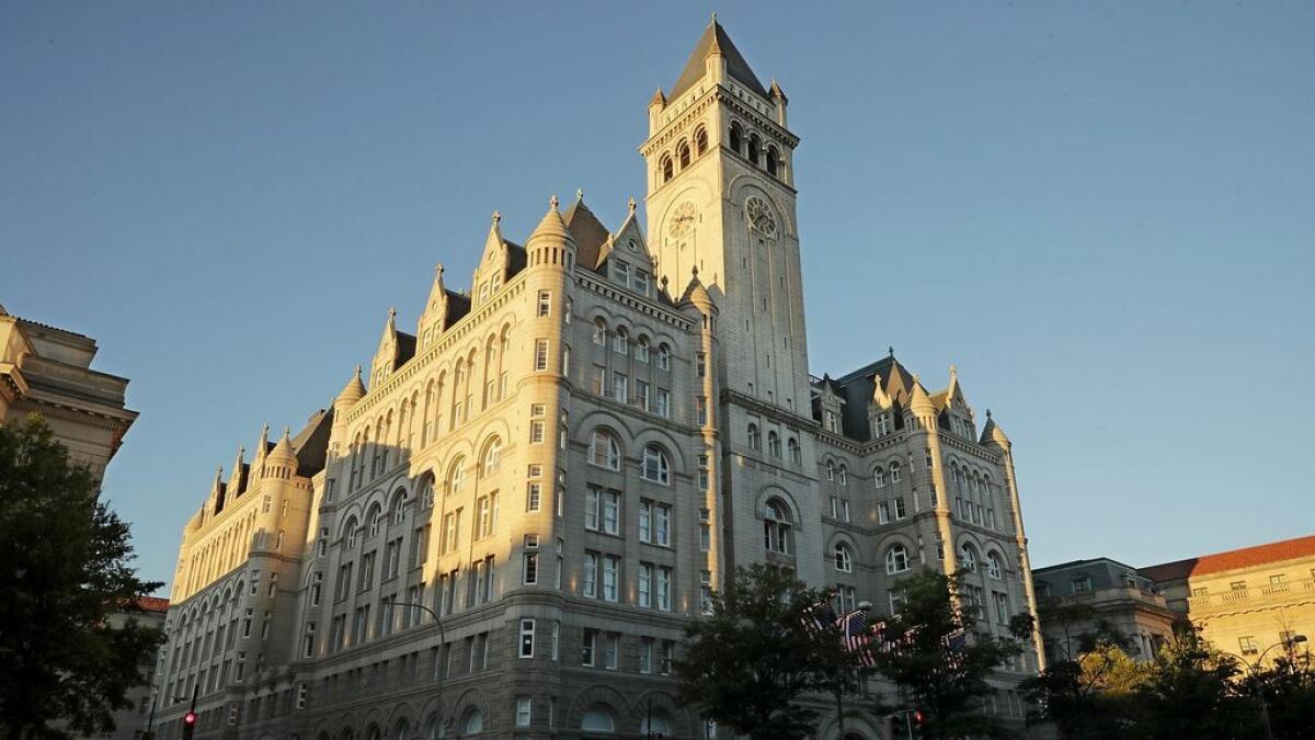 Trumps DC hotel opens with sky-high room rates