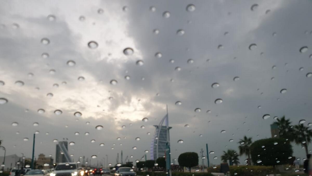 Rain, hits, parts, UAE, weather, cooler, Hatta, Dibba, Al Fujairah, Jebel Ali