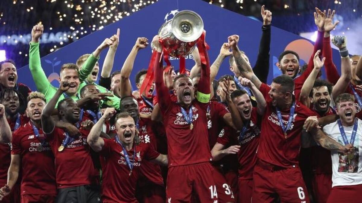 With no fans able to attend due to the coronavirus pandemic, Liverpool said the idea for the trophy lift was to honour the club's fans. - AP file