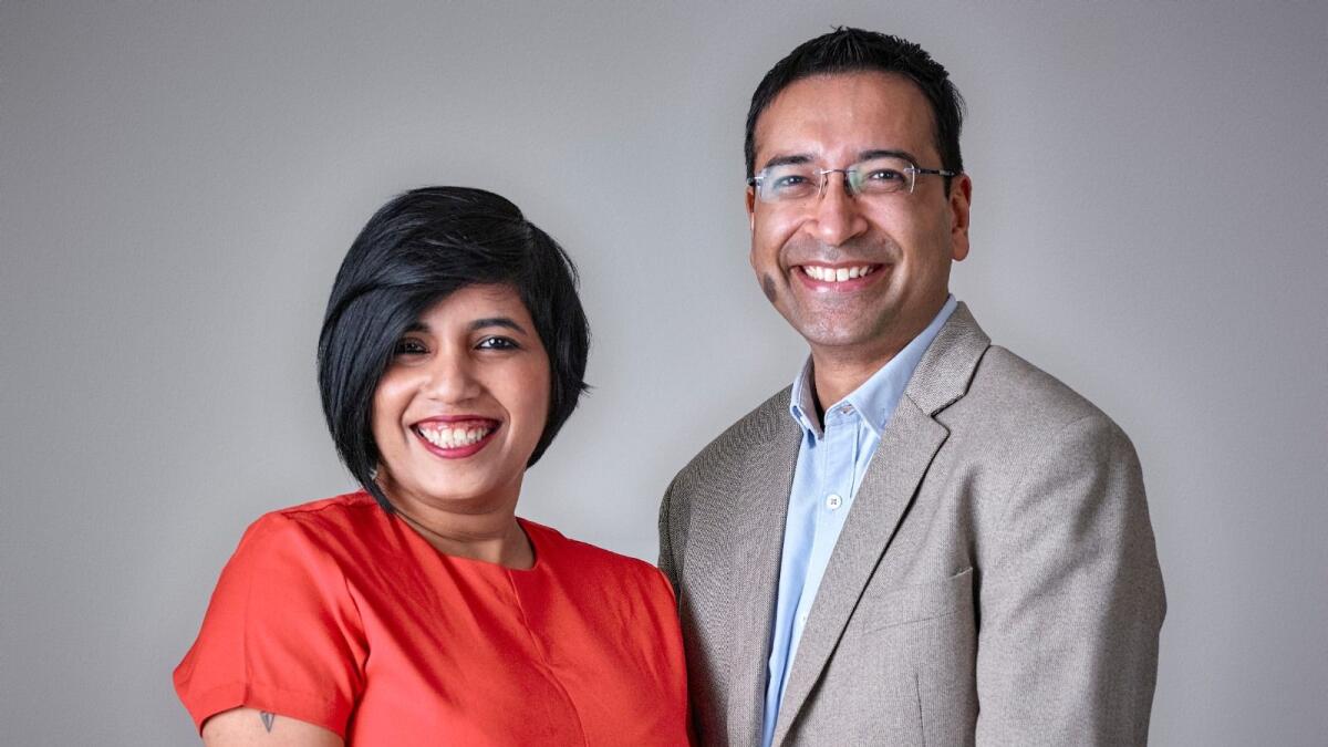 Klub co founders - Ishita Verma and Anurakt Jain.