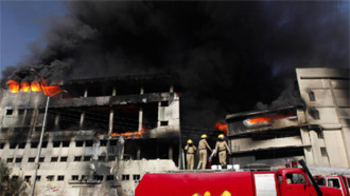Major fire in Karachi chemical factory