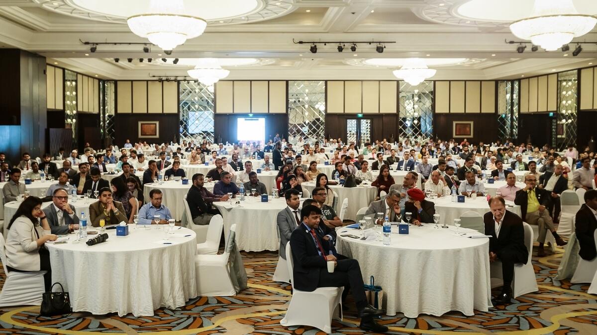 Delegates listen to experts speaking about the UAE’s value-added tax and the process to automate VAT returns at a seminar organised by ICAI — Dubai chapter.